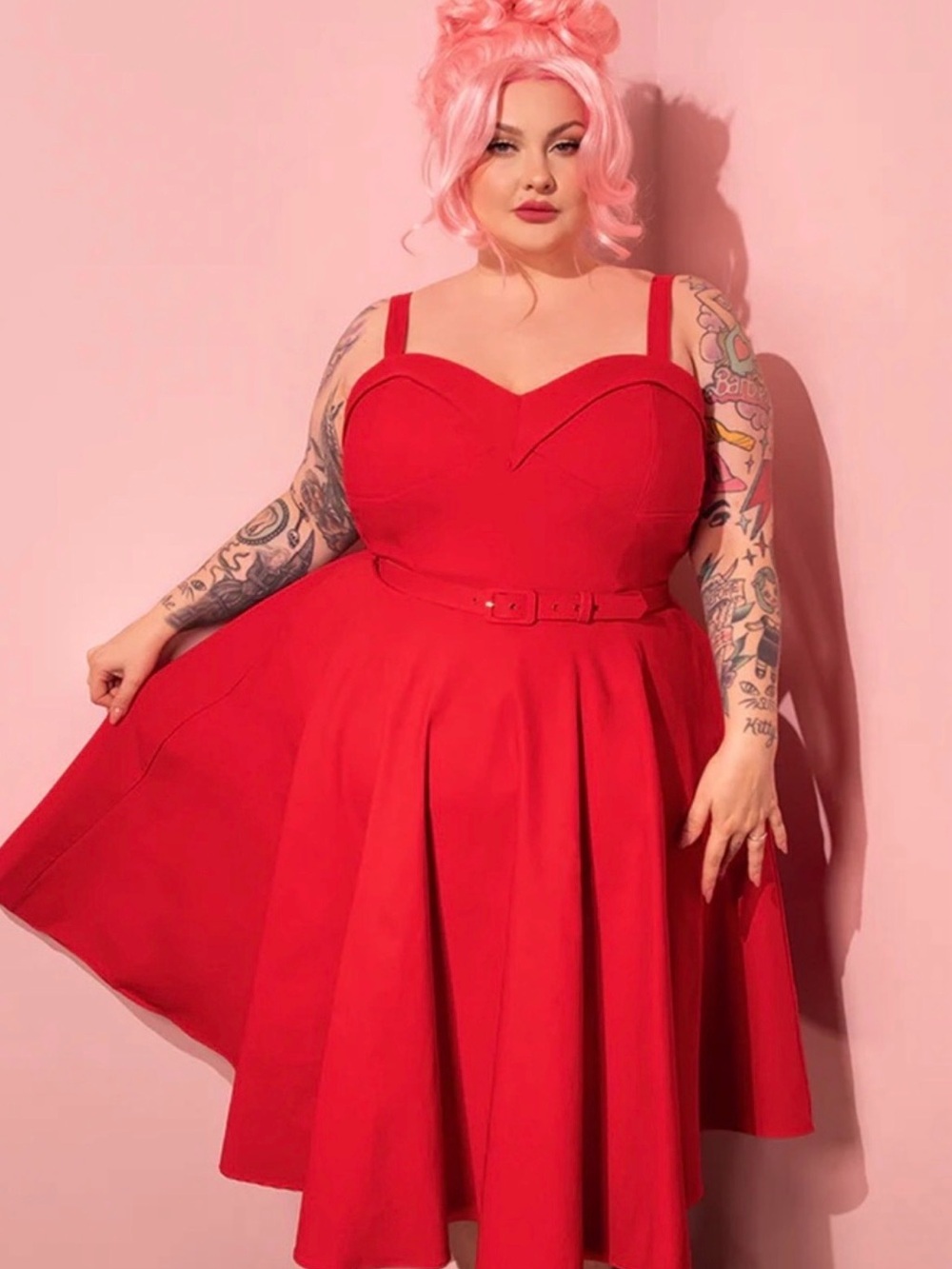 Red maneater dress by Vixen